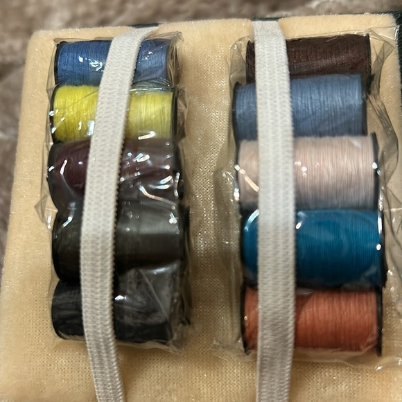 Vintage Singer Sewing Case Box Collapsible Cube Box Padded Thread Fabric… - Picture 9 of 12